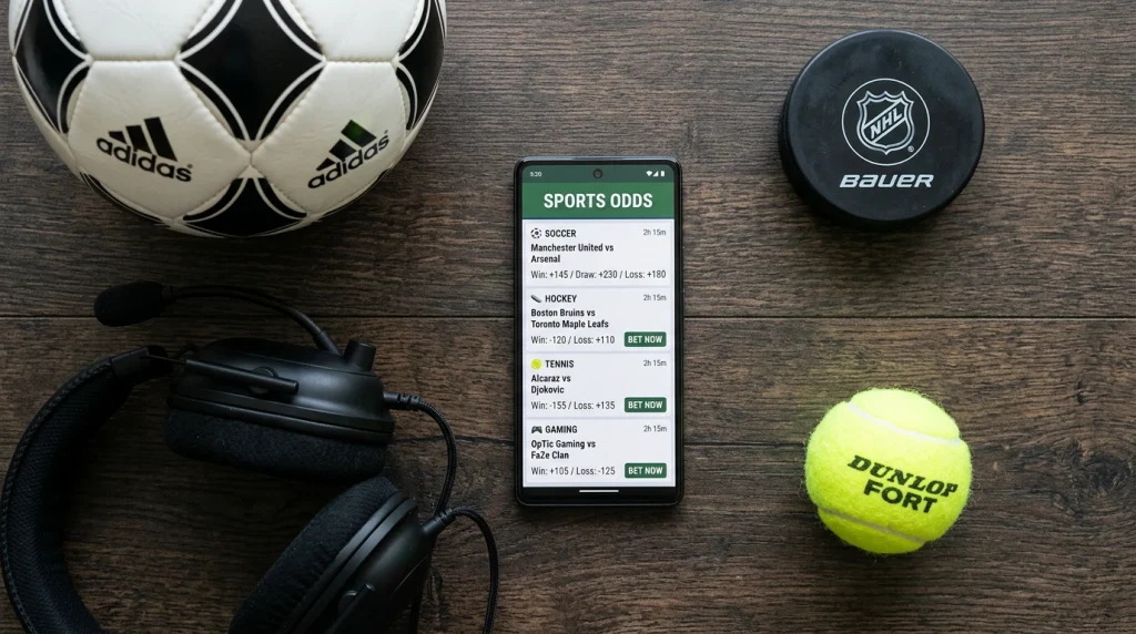 Populära sporter för Swish-betting i Sverige – fotboll hockey tennis esport